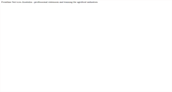 Desktop Screenshot of frontlineservices.com.au