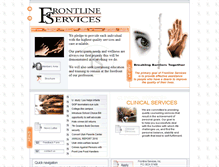 Tablet Screenshot of frontlineservices.us
